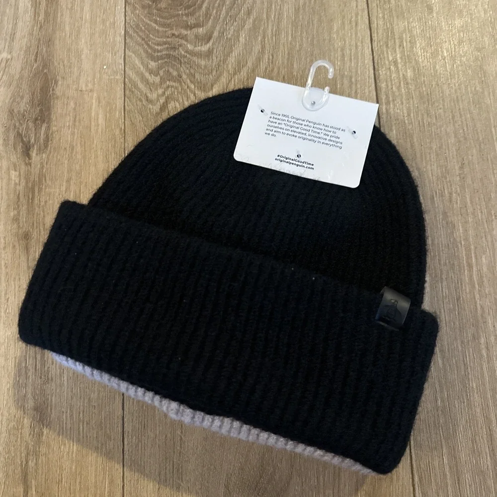 2 Pack‎ - Original Penguin By Munsingwear 5% Wool-Blend Knit Cuffed Beanie Hat